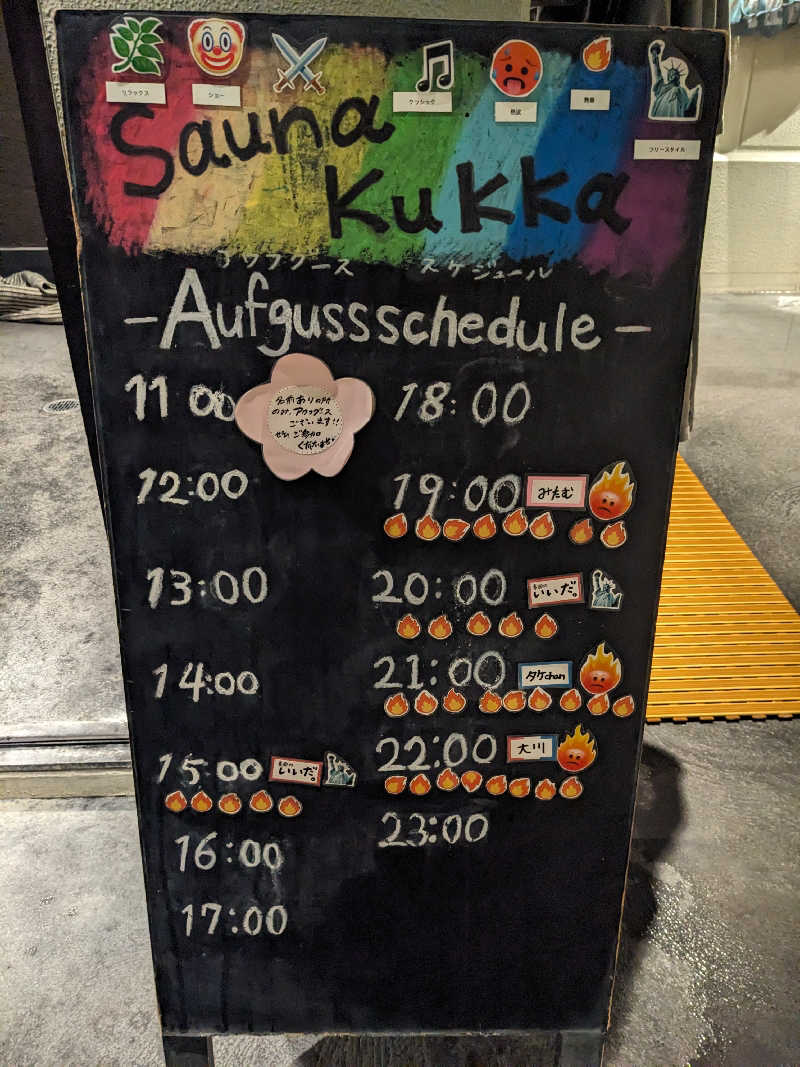 せいさんの花園温泉 sauna kukkaのサ活写真