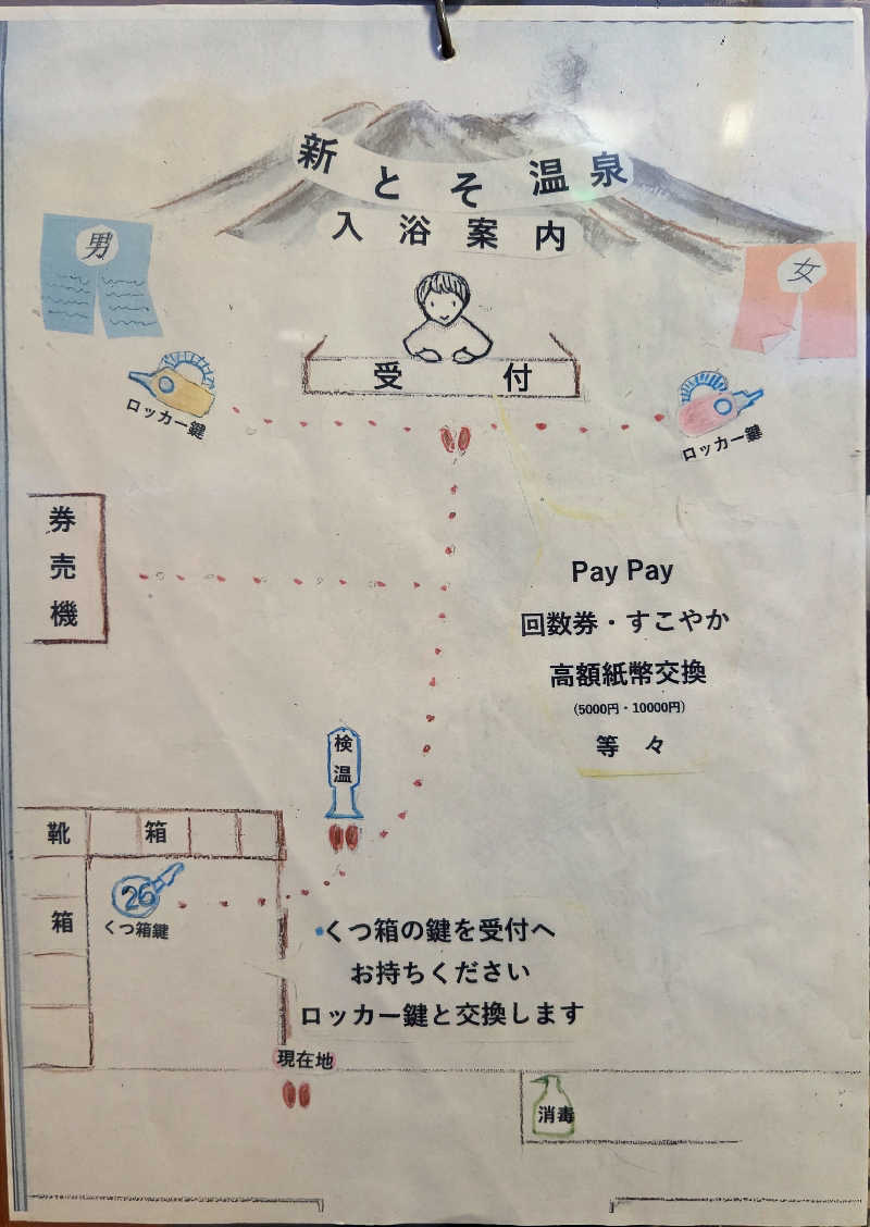 きのPさんの新とそ温泉のサ活写真