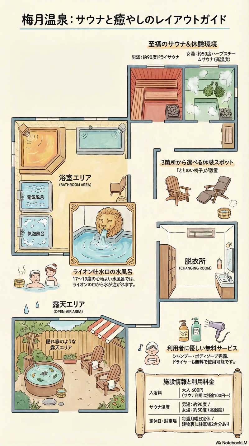 いろいろ若葉マークさんの梅月温泉のサ活写真
