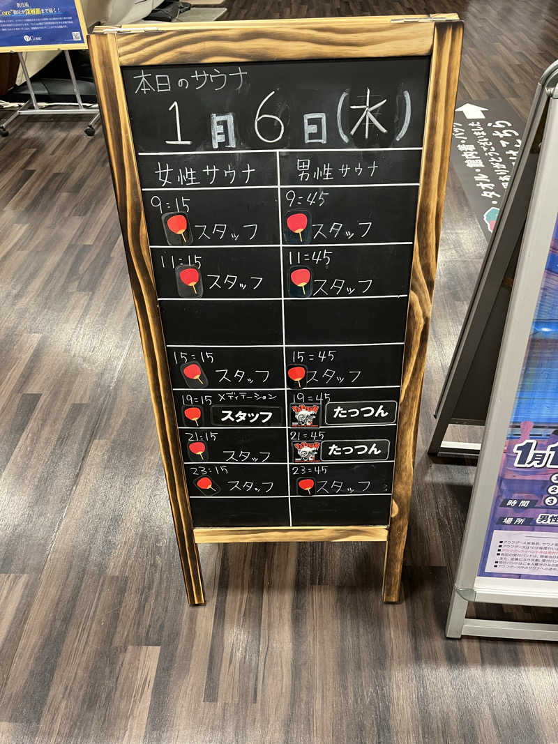 フクチャンさんのコロナの湯 豊川店 (ホテルキャッスルイン豊川)のサ活写真