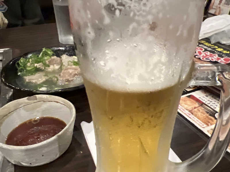 生のビール🍺