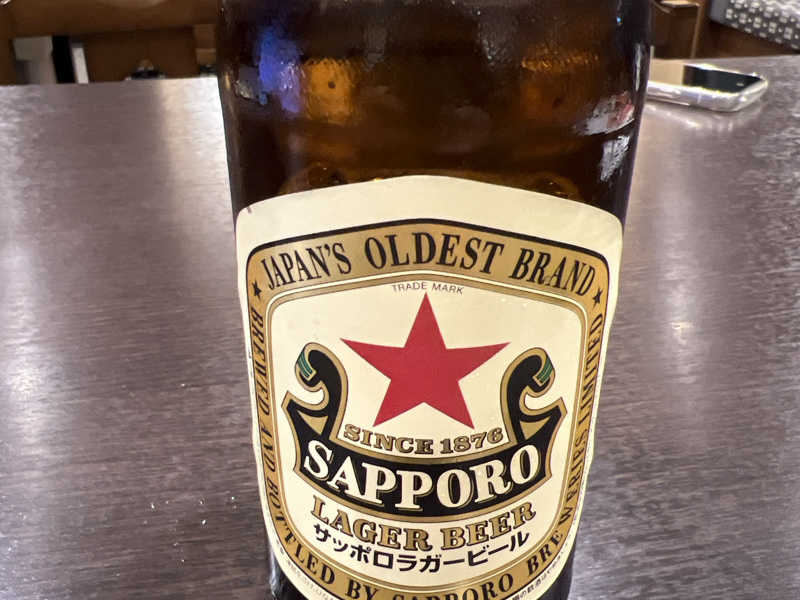 サッポロ赤星ビール🍺