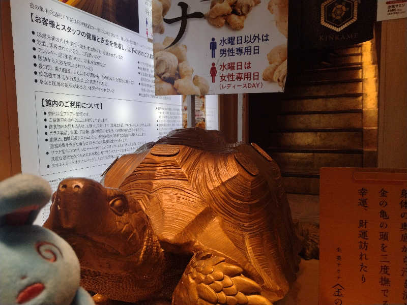 るるさんの生姜サウナ 金の亀のサ活写真