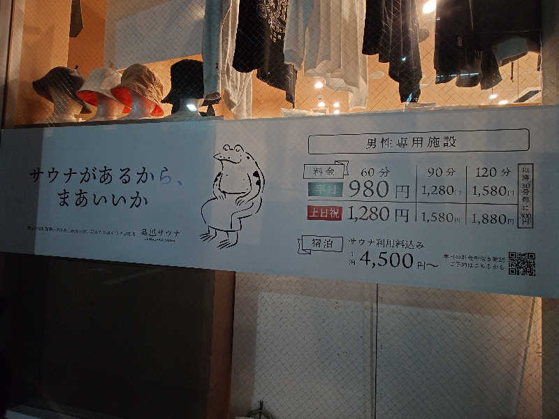 なかむらさんの泊まれるサウナ屋さん 品川サウナのサ活写真