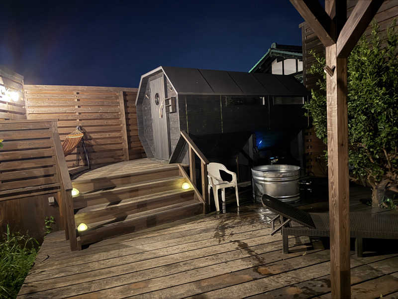 タキさんさんの野草カフェ&サウナ 月と小屋のサ活写真