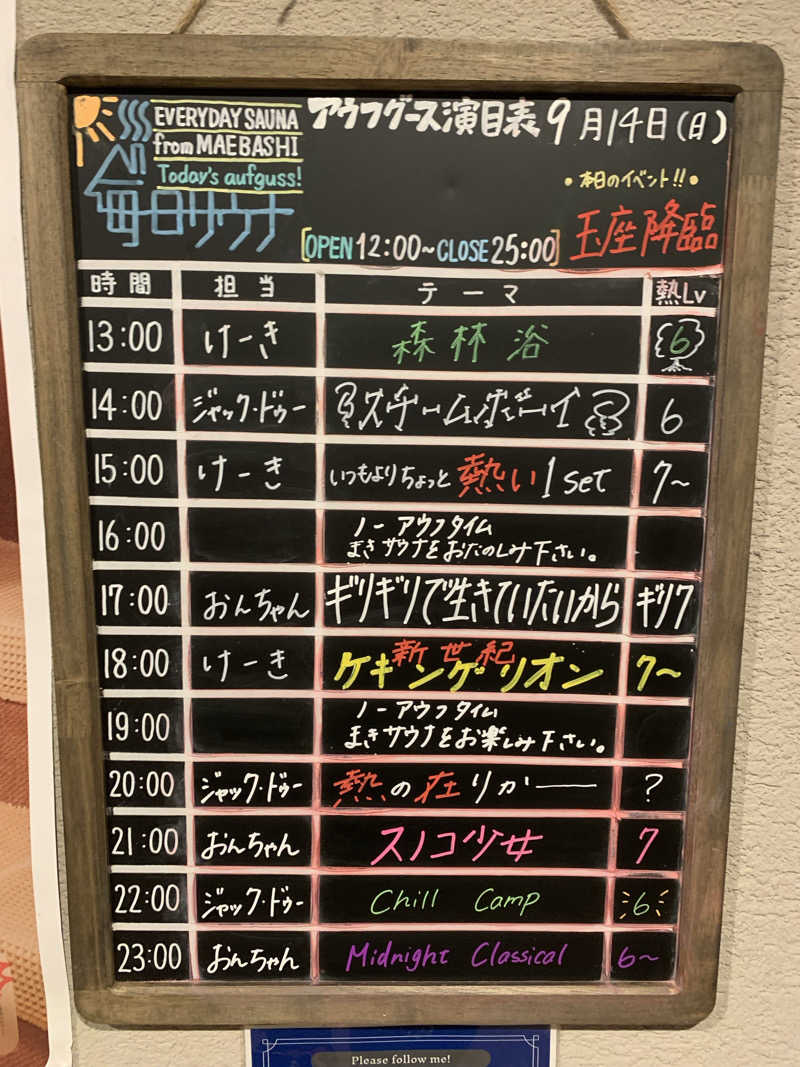 🍀パル🍀さんの毎日サウナ 前橋本店のサ活写真