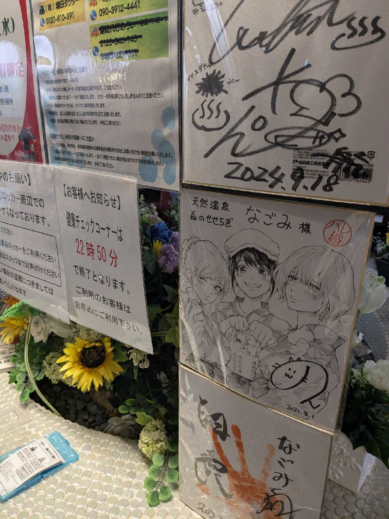 てきとうさんの天然温泉 森のせせらぎ なごみのサ活写真