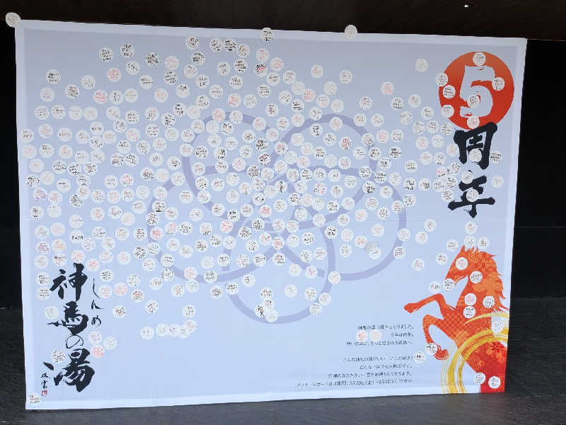 てきとうさんの神馬の湯のサ活写真