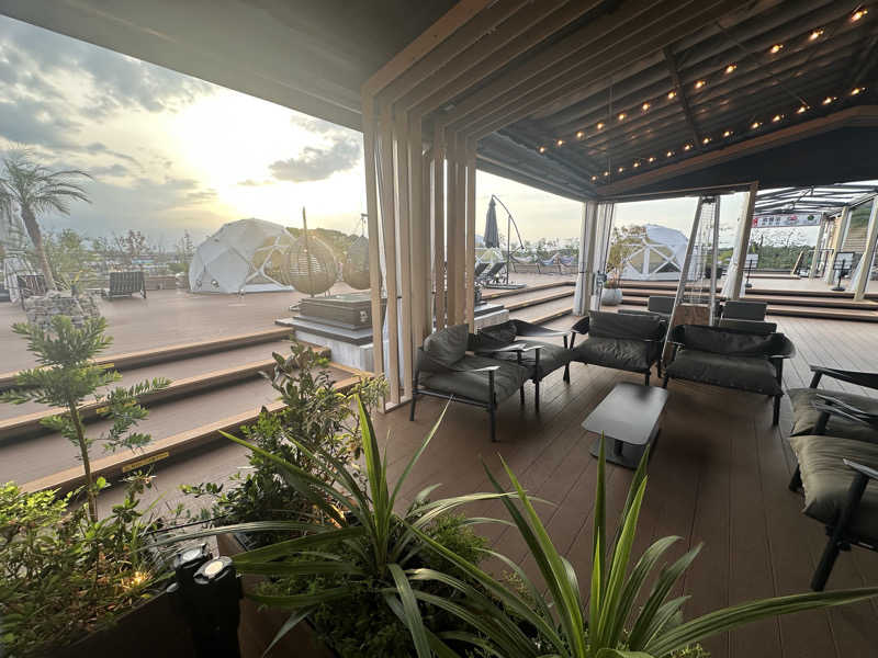 まゆさんの温泉バルコニー キング&クイーンのサ活写真