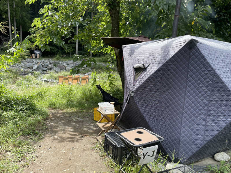 サウナー168さんの道志川サウナのサ活写真