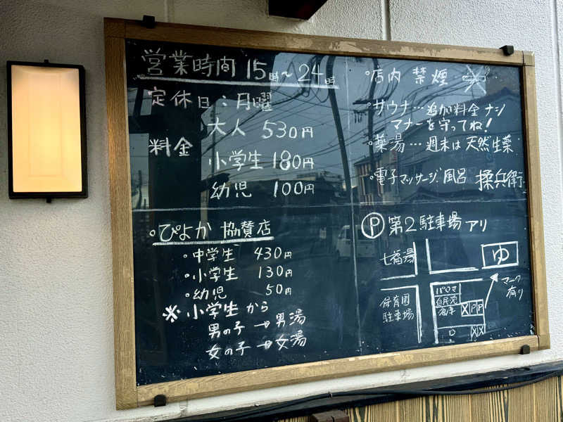 ちーにぃ@赤頭巾さんの七福湯のサ活写真