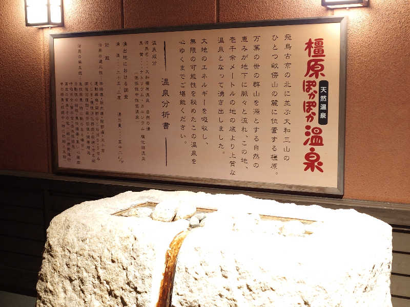 まほらさんの橿原ぽかぽか温泉のサ活写真