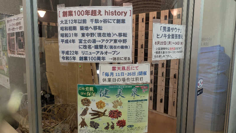 まいさんのアクア東中野のサ活写真