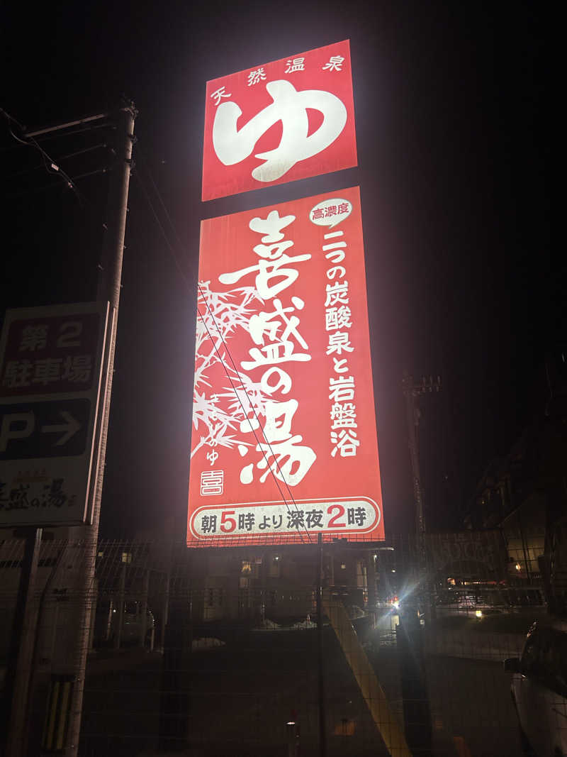 Ta2さんの喜盛の湯のサ活写真