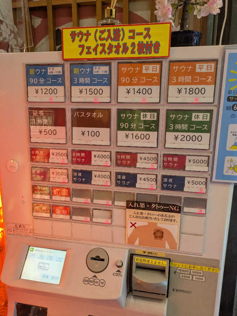 りうさんの上野ステーションホステル オリエンタル1のサ活写真