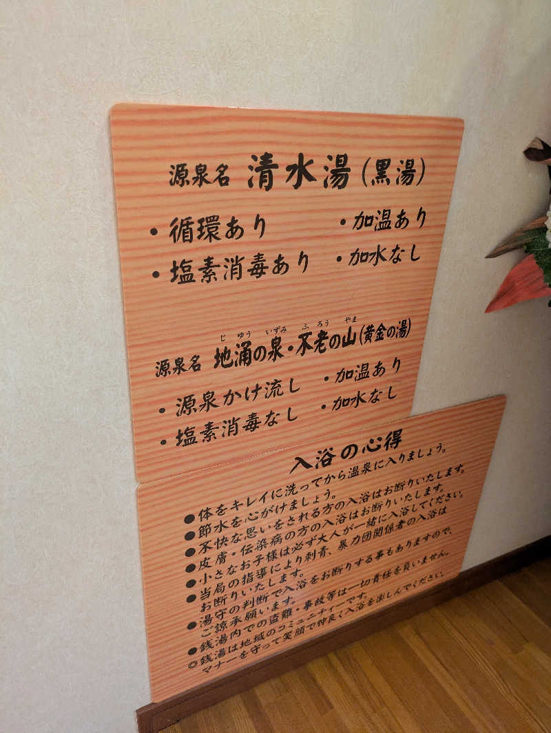 りうさんの武蔵小山温泉 清水湯のサ活写真