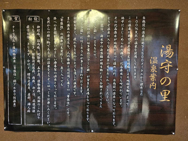 TONYUさんの深大寺天然温泉「湯守の里」のサ活写真