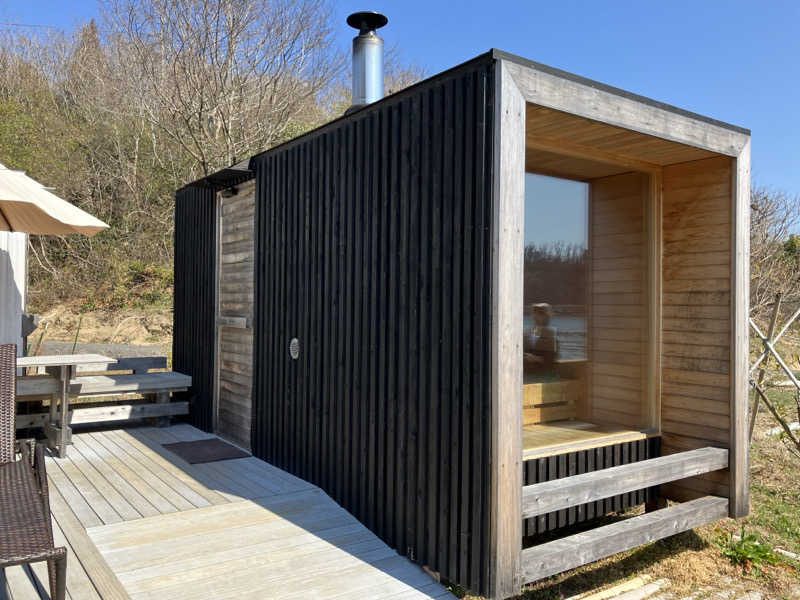 ジョニーさんの宿NAVELの学校(海岸沿いの貸切棟Hanare - sauna meri Kosagi-jima)のサ活写真