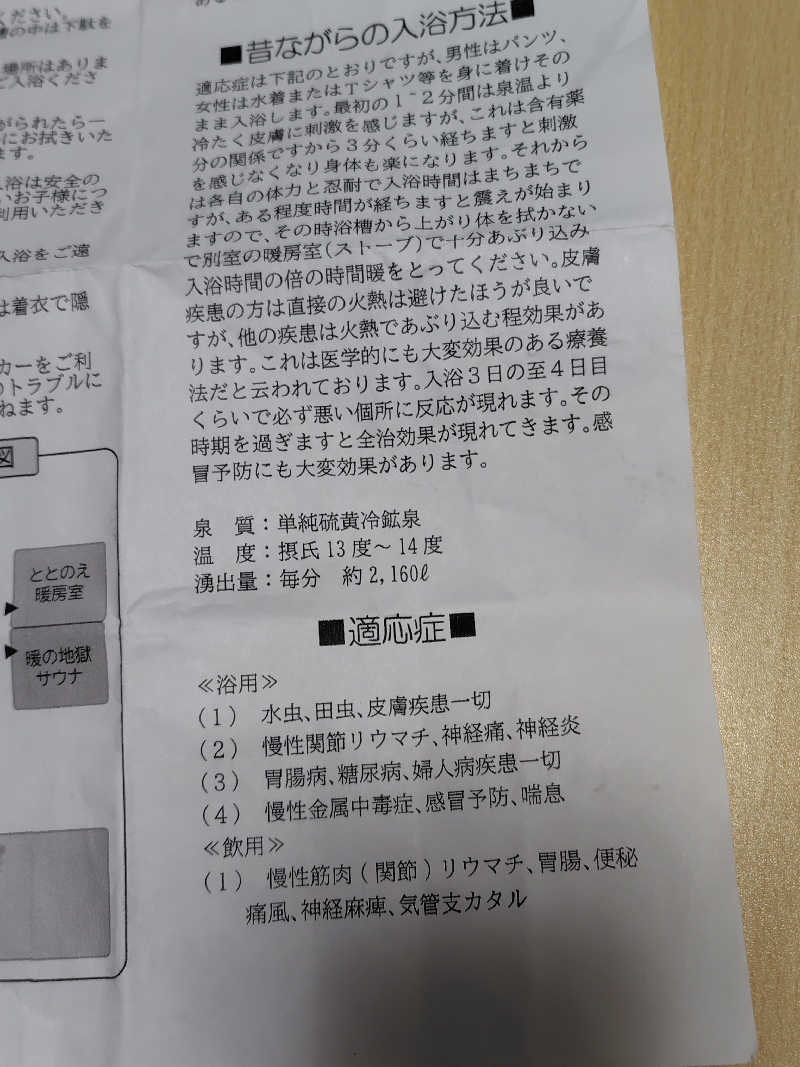 まぁだ虎麺咖哩さんの寒の地獄旅館のサ活写真