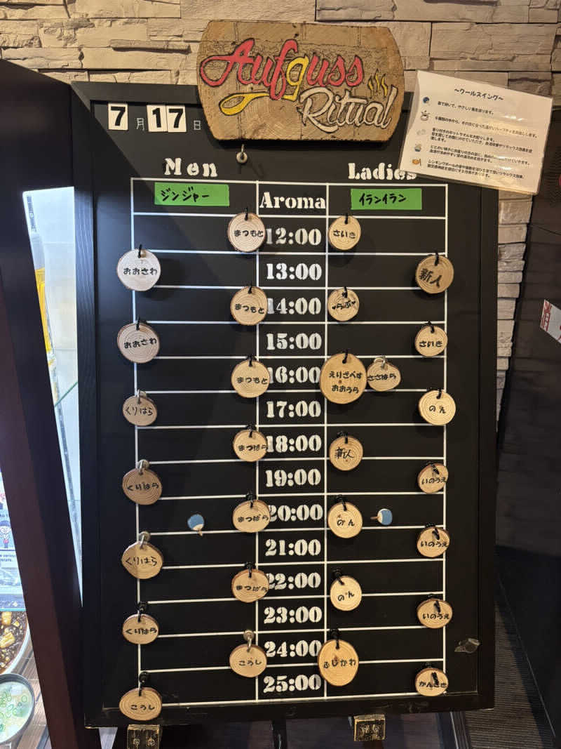 モーリーさんのサウナと天然温泉 湯らっくすのサ活写真