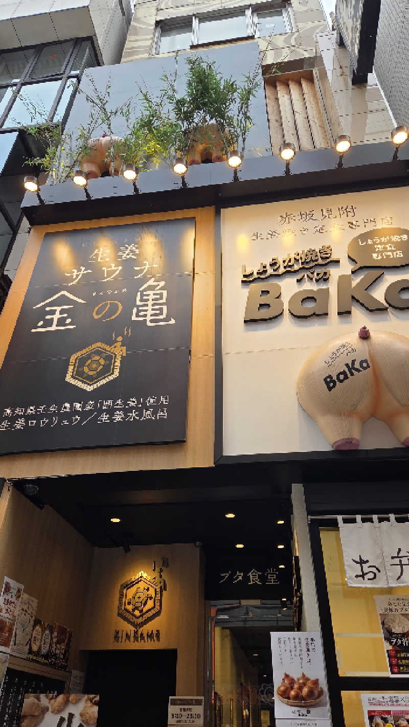 髪結い師 YUTAさんの生姜サウナ 金の亀のサ活写真