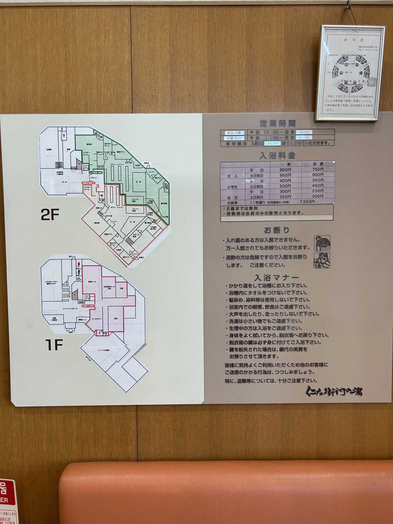 taka951111さんの京都桂温泉 仁左衛門の湯のサ活写真