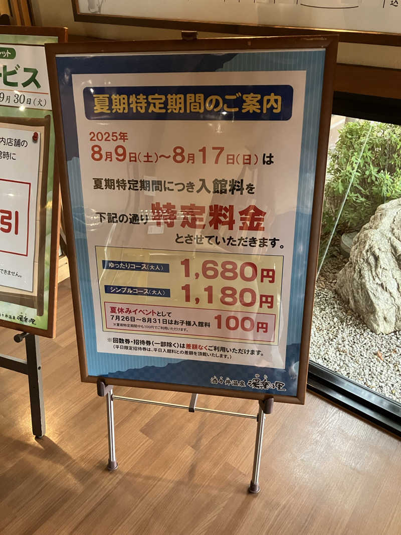 便〜BEN〜さんの酒々井温泉 湯楽の里のサ活写真