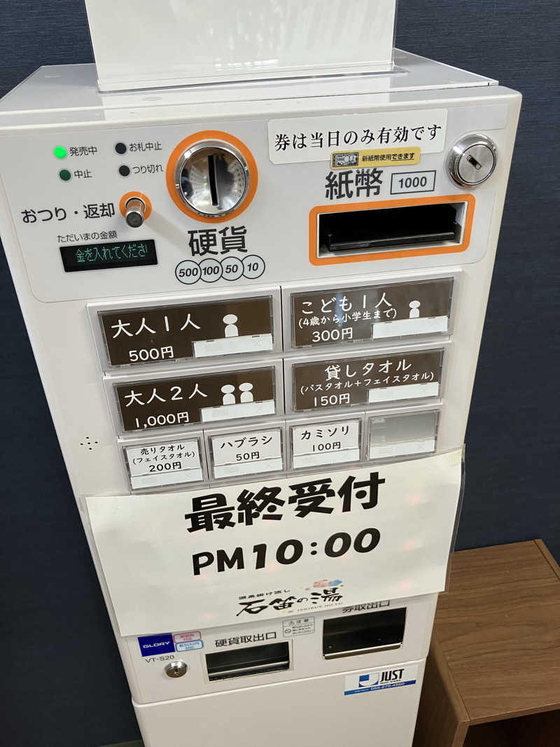 便〜BEN〜さんの石笛の湯のサ活写真