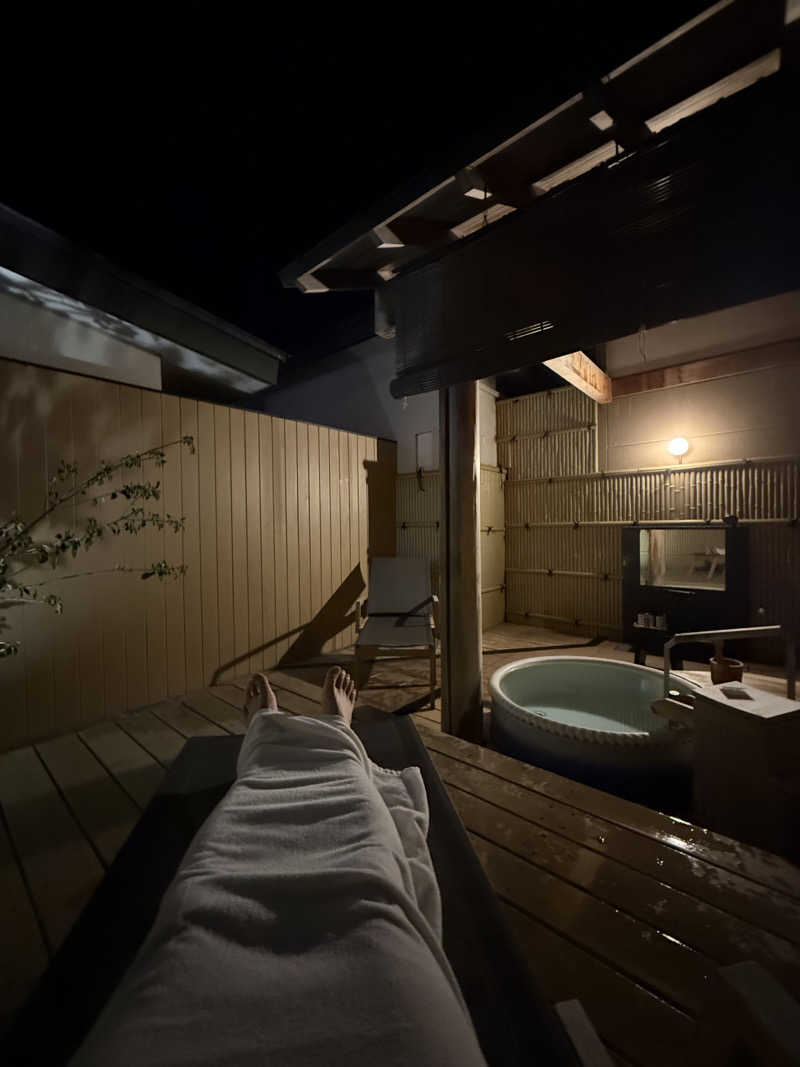 サウナで産まれましたさんのプライベートサウナ 月灯り / 湯坊いちらくTENDO SPA&BREWERYのサ活写真
