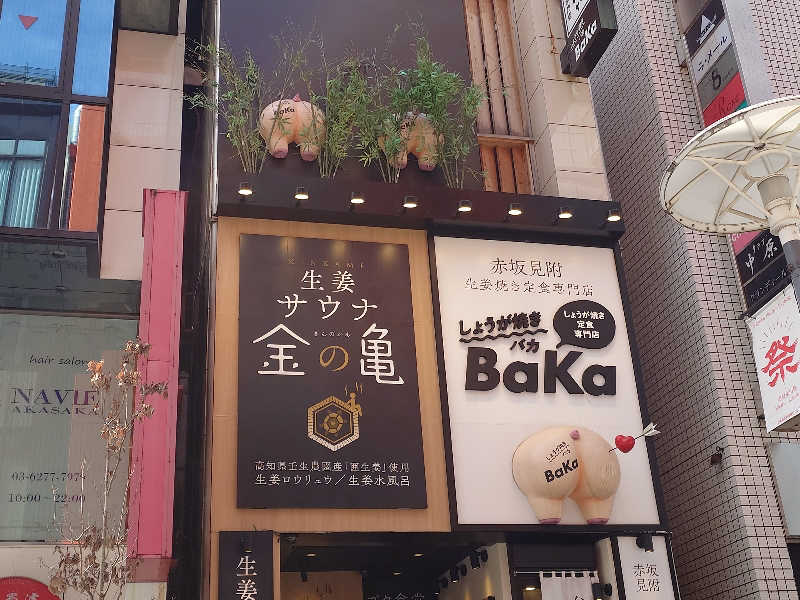 コトダマー 山椒さんの生姜サウナ 金の亀のサ活写真