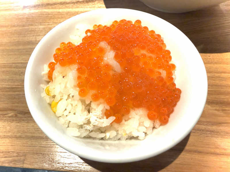 いくら乗せご飯