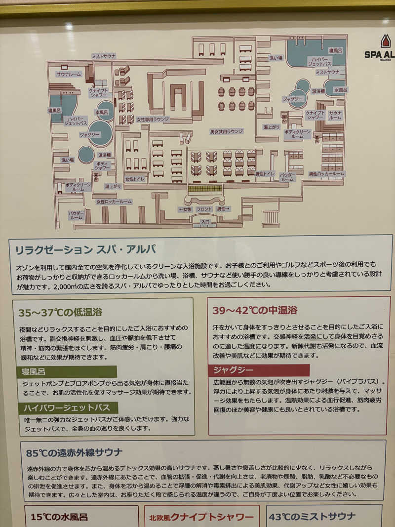 Suiじいさんのリラクゼーション スパ・アルパのサ活写真