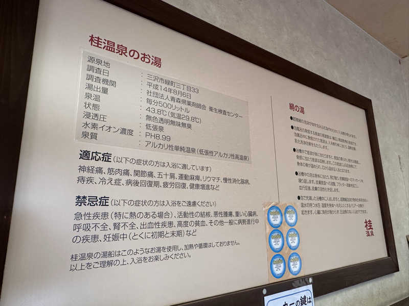 why teaさんの桂温泉のサ活写真