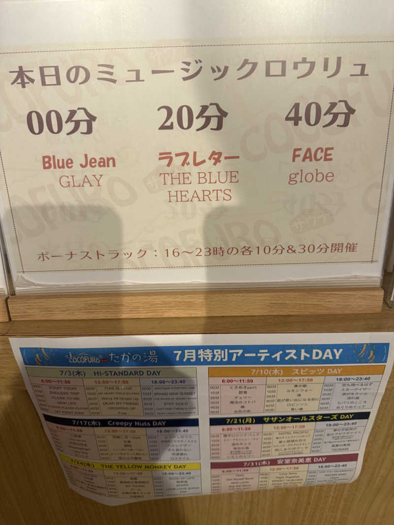 Ryo-MさんのCOCOFURO たかの湯のサ活写真