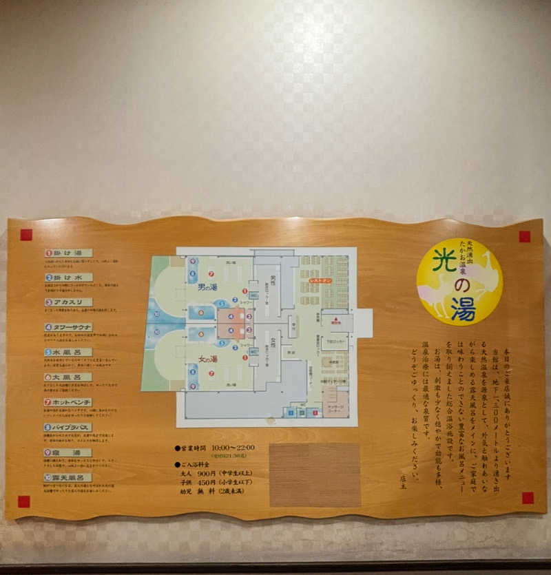 2982さんのたかお温泉 光の湯のサ活写真