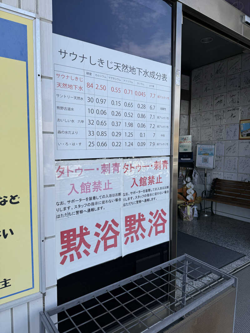 ぞうさんのサウナしきじのサ活写真