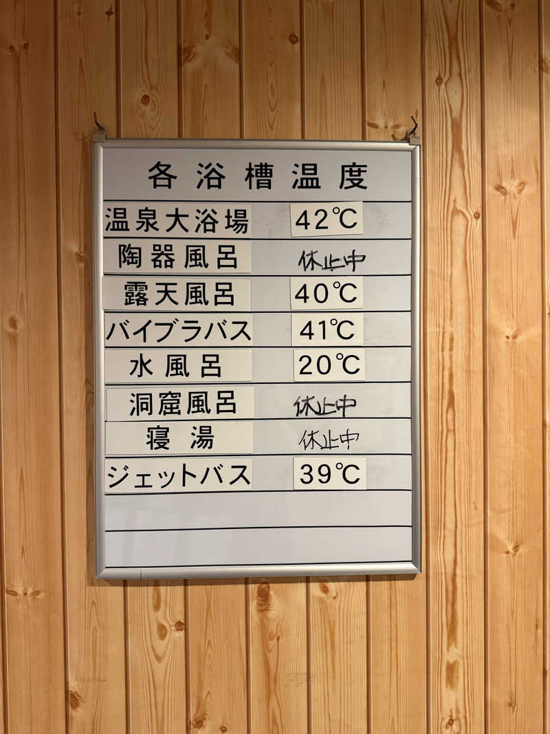ぞうさんの佐久一萬里温泉ホテルのサ活写真