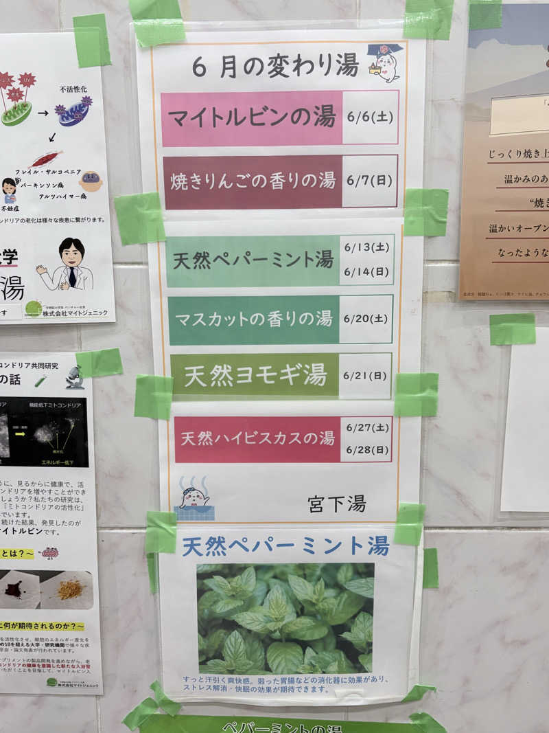 おまきさんの宮下湯のサ活写真