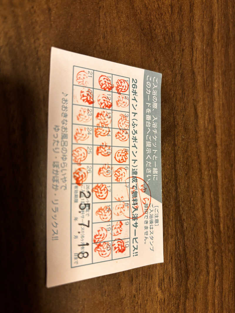 蒸室人.さんのスーパー銭湯 越後長岡ゆらいやのサ活写真