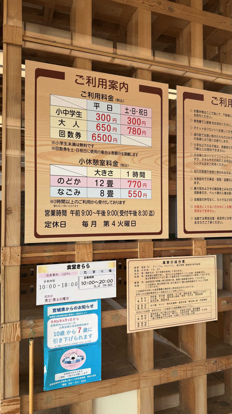 ふうちゃんきちくんさんさんの道の駅 上品の郷 (ふたごの湯)のサ活写真