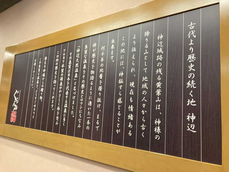 トトノイ太郎さんの神辺天然温泉 ぐらんの湯のサ活写真