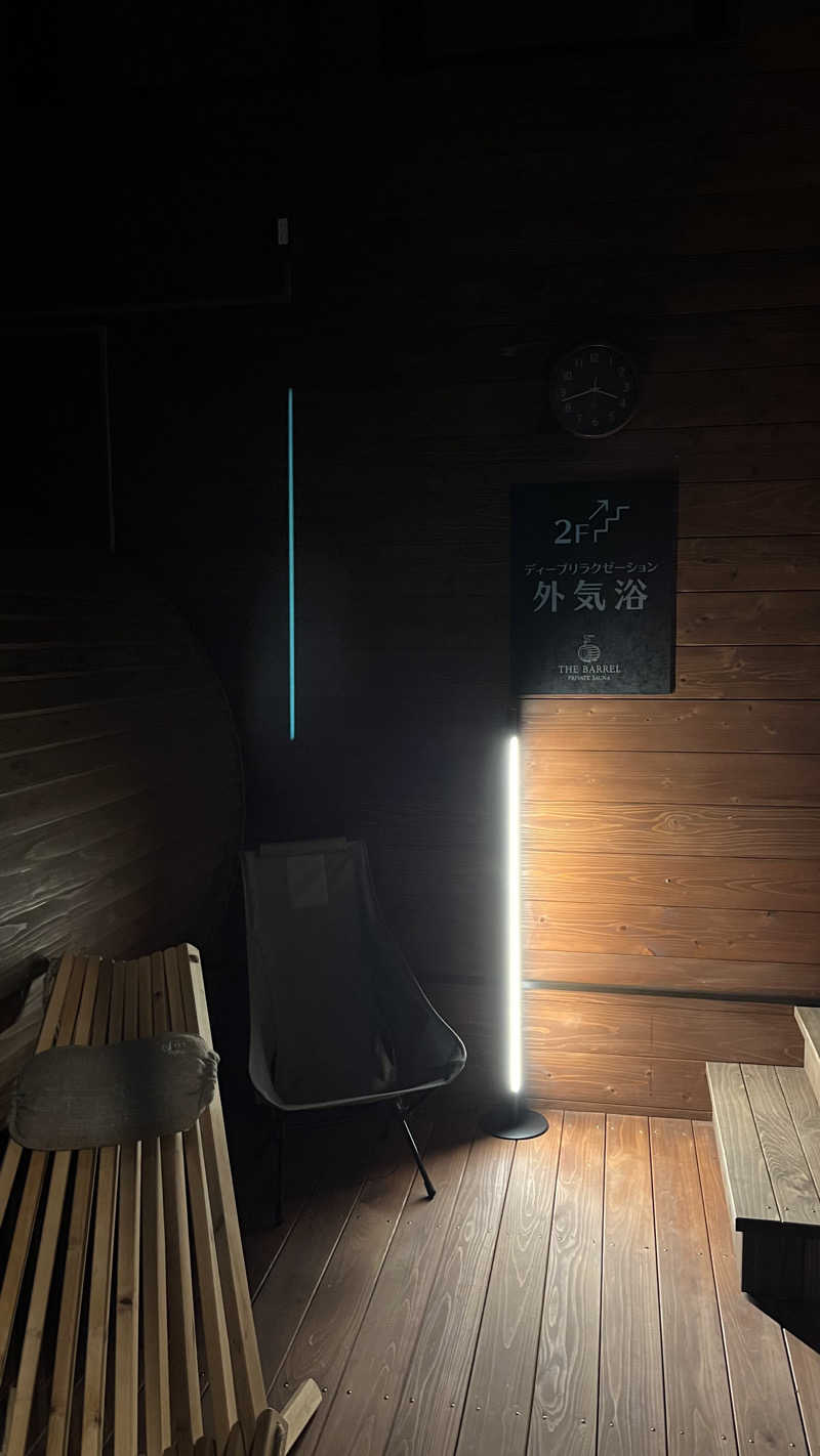 ささささんのプライベートサウナ THE BARRELのサ活写真