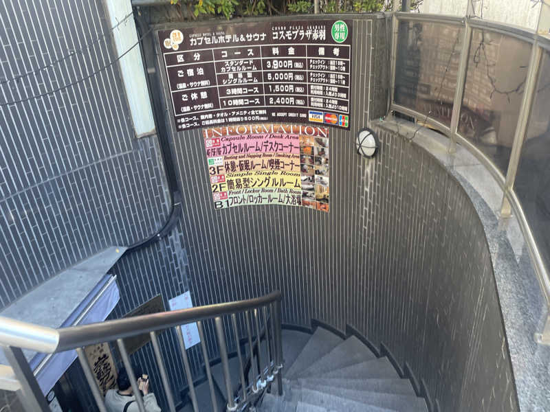 水風呂の守護神さんのカプセルホテル&サウナ コスモプラザ赤羽のサ活写真