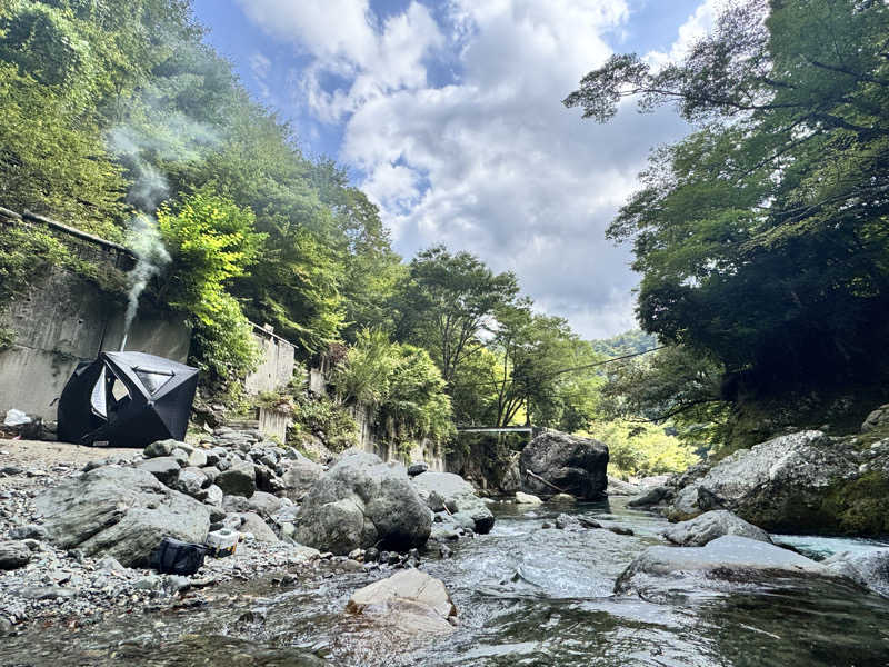 OJさんの大渡キャンプ場のサ活写真