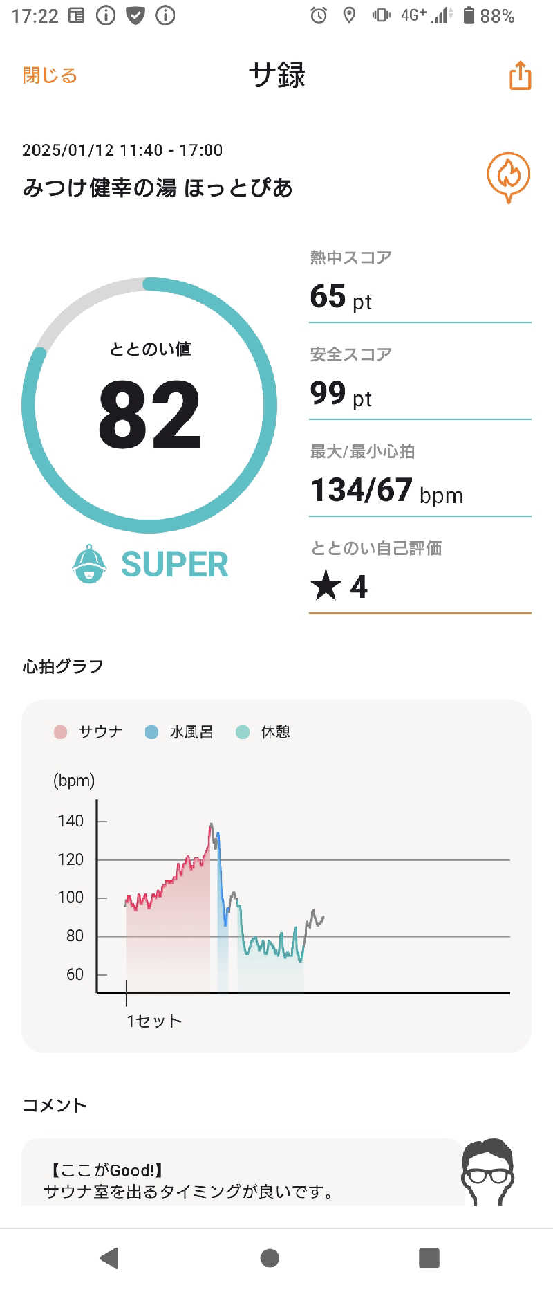 dkさんのみつけ健幸の湯 ほっとぴあのサ活写真