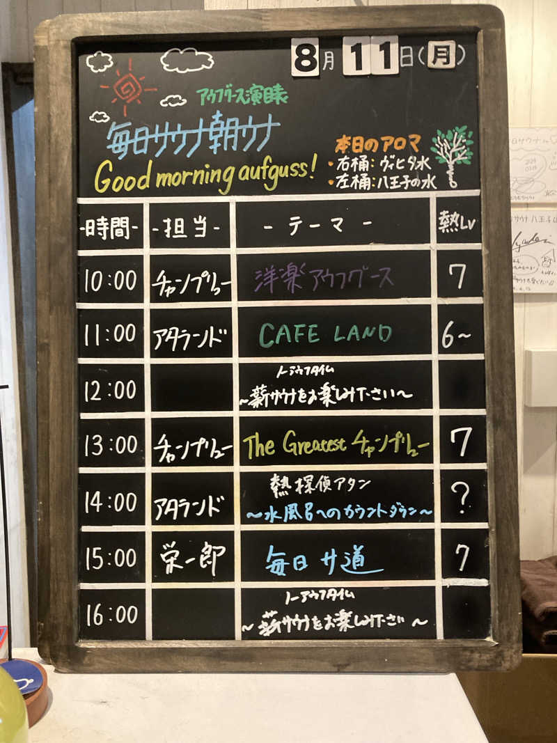 鉄馬ライダーさんの毎日サウナ 八王子店のサ活写真