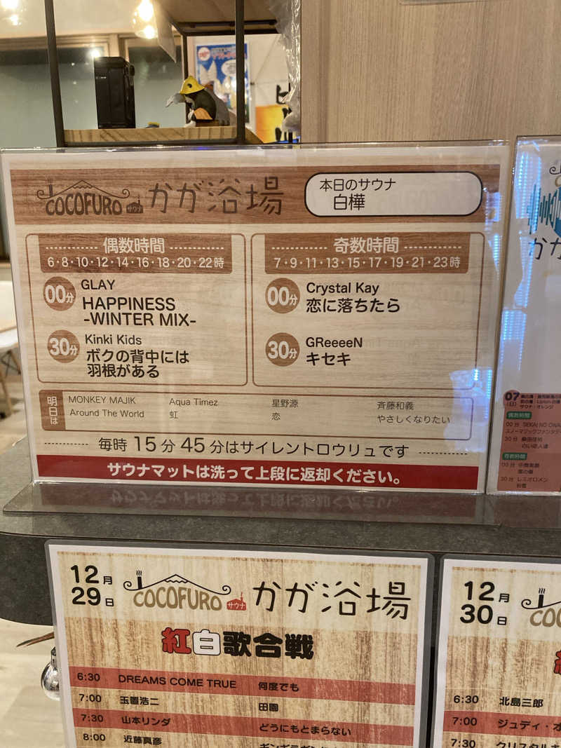 鉄馬ライダーさんのCOCOFURO かが浴場のサ活写真