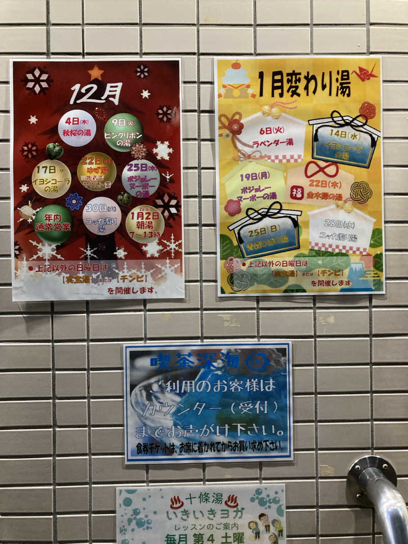 鉄馬ライダーさんの十條湯のサ活写真