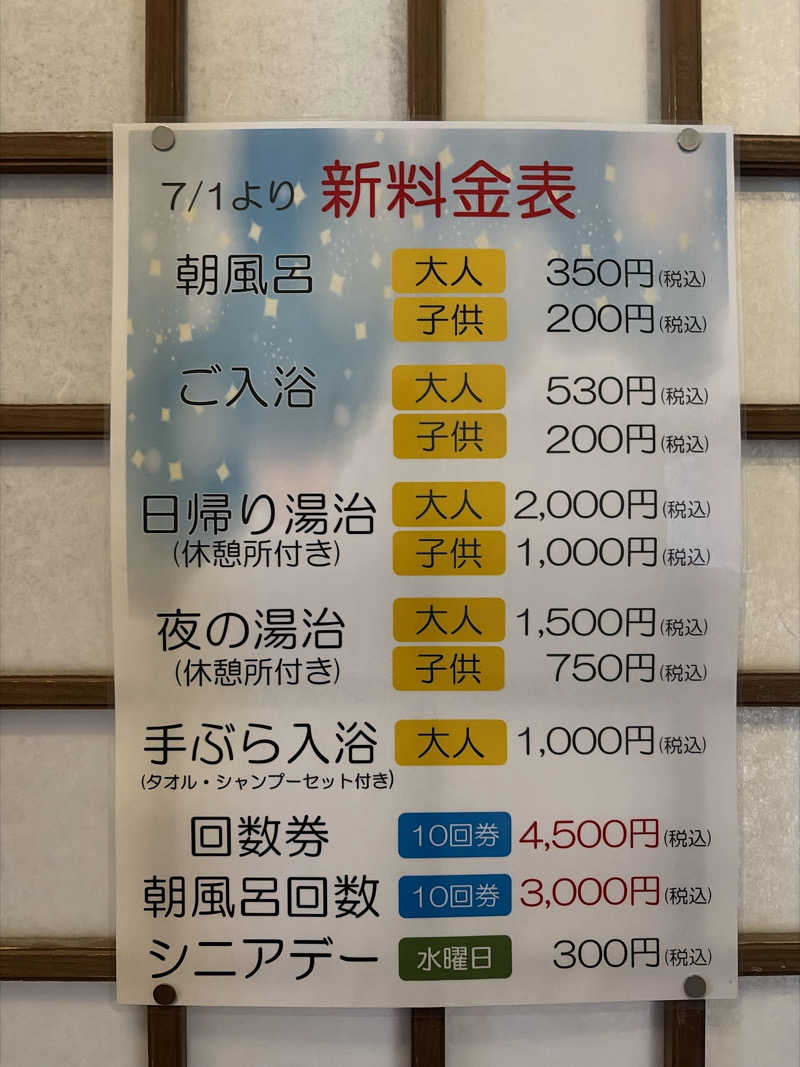 邪風呂さんの津軽おのえ温泉 日帰り宿 福家のサ活写真