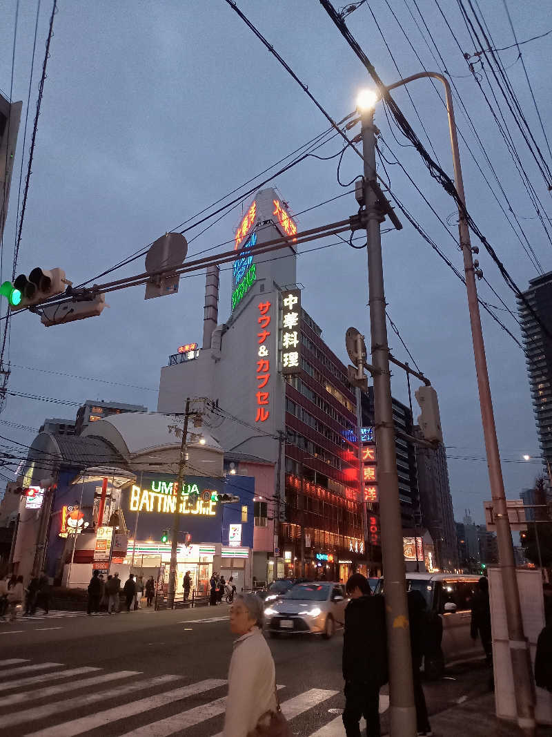 メソヒゲ↓→+Pさんの大東洋レディススパのサ活写真